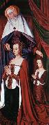 Master of Moulins Anne de France, Wife of Pierre de Bourbon oil painting